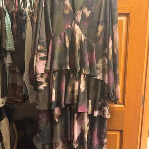 Pretty Lavish Ruffle Tiered Midaxi Dress